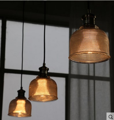 retro edison loft lamp vintage industrial pendant light fixtures with glass lampshade,lampara colgante de techo