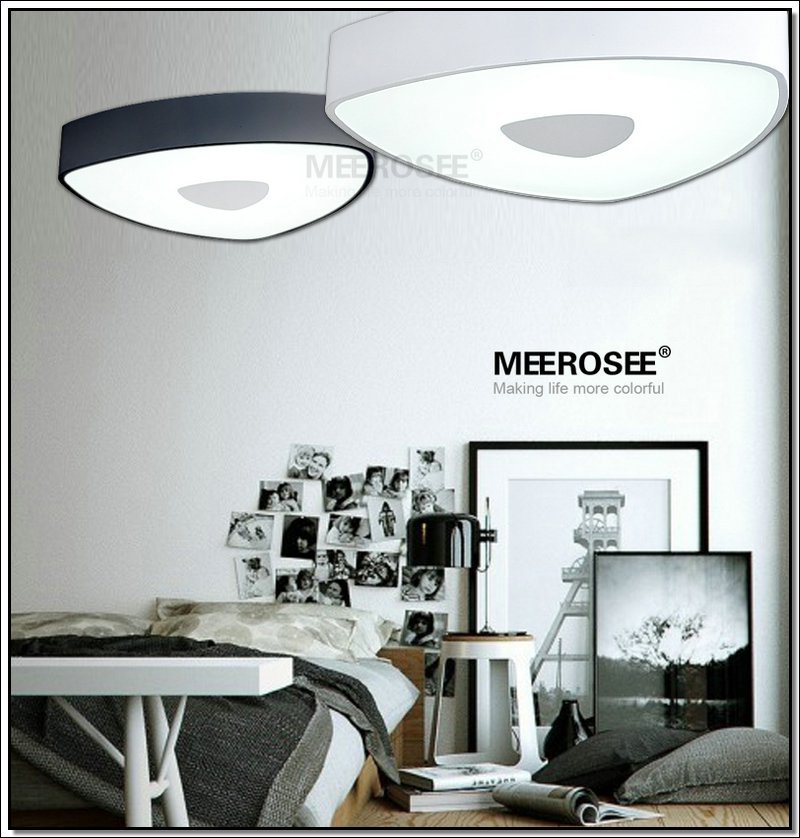 modern led ceiling light fitting white acrylic led lamp fixture black led lighting lustre ceiling lights for living room