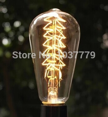 to usa 32pcs /lot christmas tree filament old style edison filament bulb e27 vintage handmade art decorative lamps