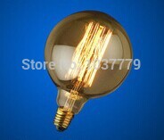 to usa whole price 18pcs/lot g80old style edison filament bulb e27 vintage handmade art decorative lamps