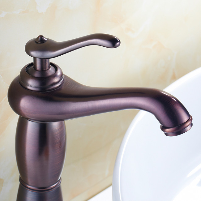 whole and retail oil rubbed bronze retro style kitchen mixer single hole bathroom basin sink faucet r1605a