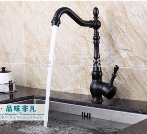 long neck single lever oil rubbed bronze bathroom and cold basin sink faucet deck mounted