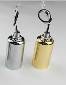 10pcs/lot e14 ceramic aluminum pendant lamp fitting holder
