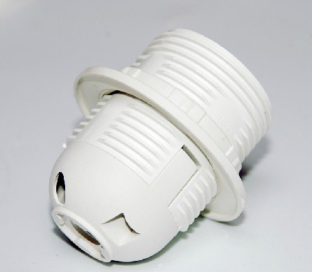 200pcs/lot wholes price e27 white color lamp bases lamp holders