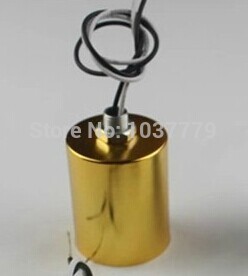 25pcs/lot e27 lamp holders gold color aluminum ceramic edison lamp fitting