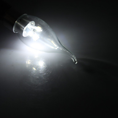 30pcs/lot e14 led candle light 6*smd5630 220v/110v 3w 300lm warm white/whire led lamp bulb e14