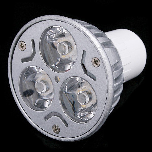 5pcs/lot led spotlight lamp gu5.3 85-265v 3w 270lm warm white/whire led gu 5.3 bulb spot light