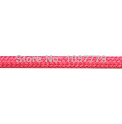 6 meters pink color edison vintage pendant lamp cable fabric textile retro wire cord
