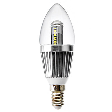6pcs/lot e14 led candle light lamps bulbs 3w ac110/220v