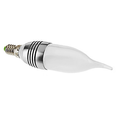 6pcs/lot led e14 candle light ac110/220v 3w warm white/whire lamps bulb e14