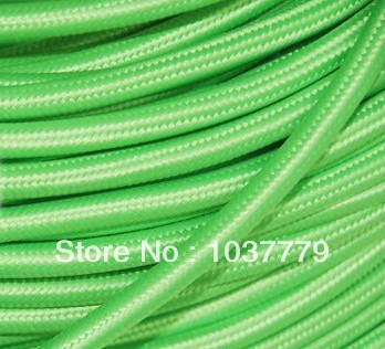 green color fabric cable