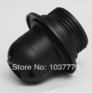 single shade ring black plastic table lamp holder pendant lamp base e27