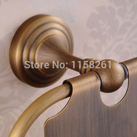antique bronze finishing paper holder/roll holder/tissue holder, brass construction bathroom accessories hj-1207f