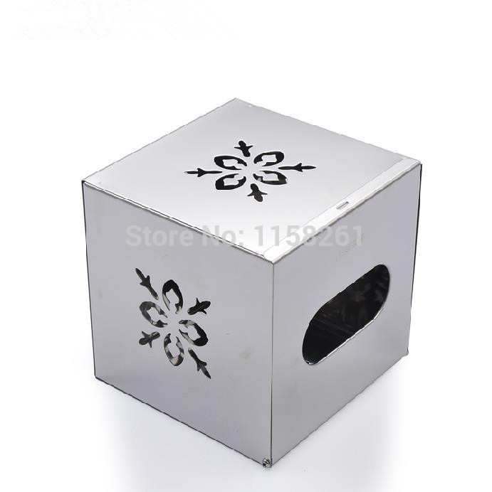 stainless steel tissue holder box pumping tissue napkin box case toilet paper dispenser cover holder storage bk6806-15