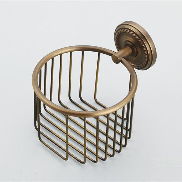 wall mounted antique brass finish bathroom accessories toilet paper holder bathroom sets toilet roll holder hj-1316f