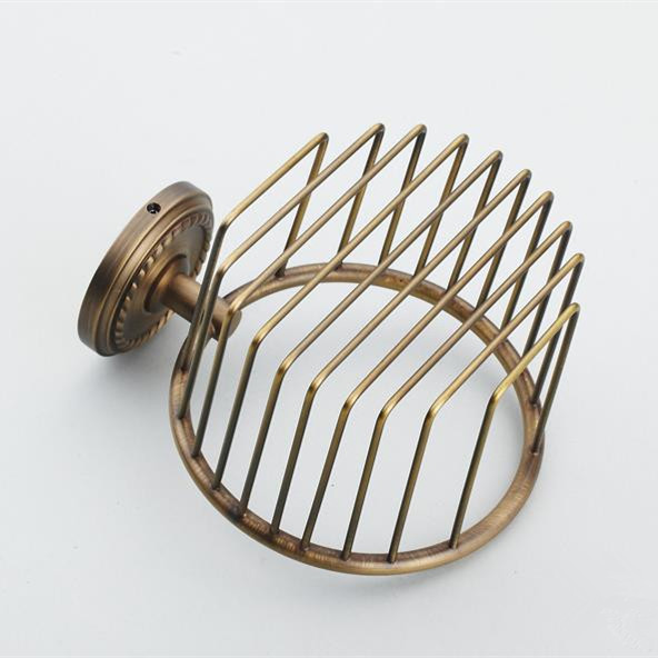 wall mounted antique brass finish bathroom accessories toilet paper holder bathroom sets toilet roll holder hj-1316f