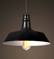 dia 26cm copper e27 base black light + 110v or 220v edison bulb coffee bar lighting vintage lamps pendant lights