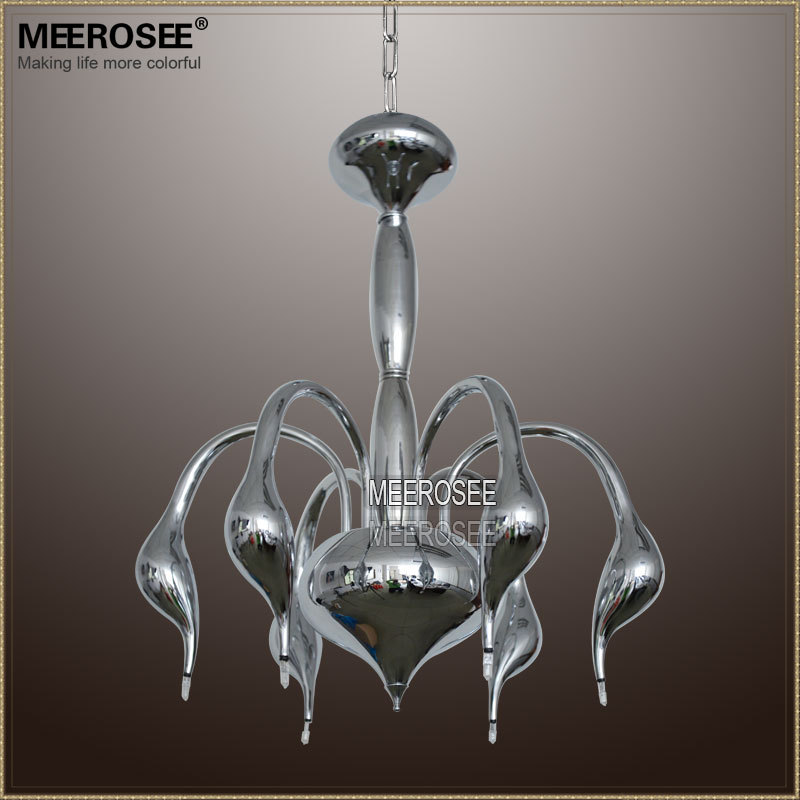 6 light swan chandelier light fitting/ lamp/ lighting fixture d550mm sw l6