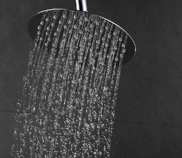 shower head 12 inch round stainless steel rain shower head ultra-thin rainfall shower head