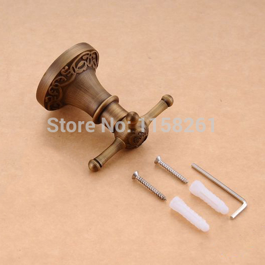 new -bathroom accessories european antique bronze brass robe hook ,clothes/coat hook,bathroom products-whole hj1101f