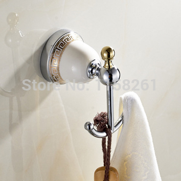 robe hook,clothes hook,solid brass construction chrome finish bath hardware accessory home decoration 5501