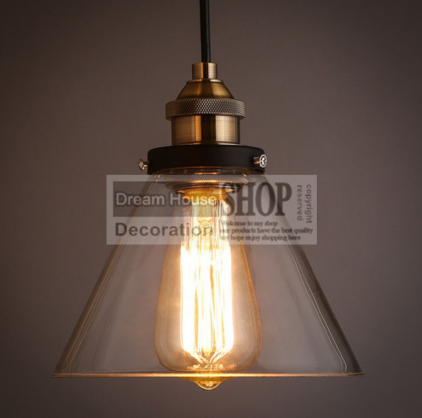 retro vintage pendant light copper glass hanging lamp e27 110/220v ikea adjustable pendant lamp for home decor -lamp colgante