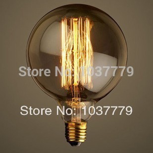 one sample order of g95 edison filament vintage lamps 40w 220-240v