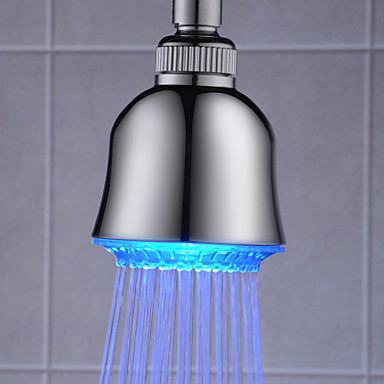 abs water saving rainfall led shower head with color changing led light,chuveiro ducha quadrado