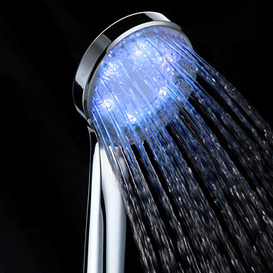 contemporary multi_color water saving led shower head ,grohe chuveiro ducha quadrado