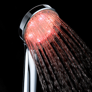 contemporary multi_color water saving led shower head ,grohe chuveiro ducha quadrado