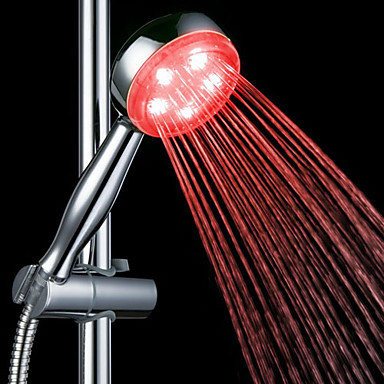 showerhead water saving led hand shower head temperature-controlled chrome finish 3 colors ,grohe chuveiro ducha quadrado - Click Image to Close