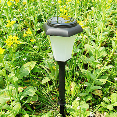 luminaira led solar garden light lamp, solar powered led lawn pathway lamp outdoor lighting luz - Click Image to Close