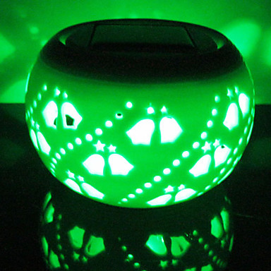 luminaria ceramic led solar lamp garden light -solar power table lamp- solar led night lights nightlight - Click Image to Close