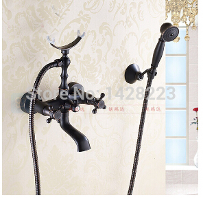 luxury telephone style with handshower bathtub faucet wall mount bathroom tub shower mixer tap