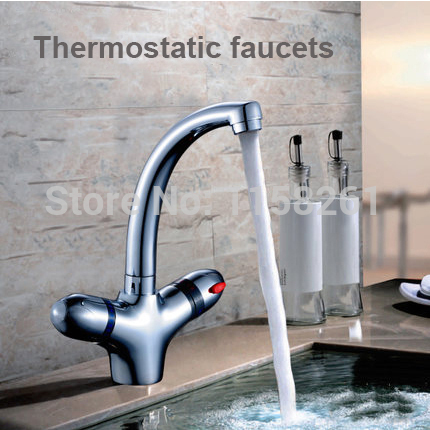thermostatic mixer bathroom faucet mixers chrome finish brass basin sink faucet bath shower mixer taps jm-828c