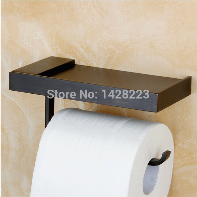 golden & rose golden & black bathroom toilet paper holder toilet tissue rack