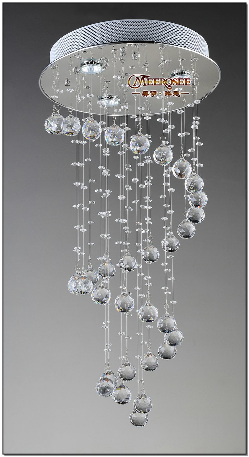 sprial crystal chandelier light fixture lustre crystal stair lamp for stari and ceiling prompt guarantee