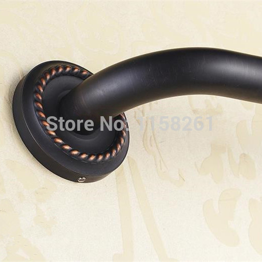 whole and retail black antique brass bathroom safety grab bar wall mounted brass non slip holder sy-106r