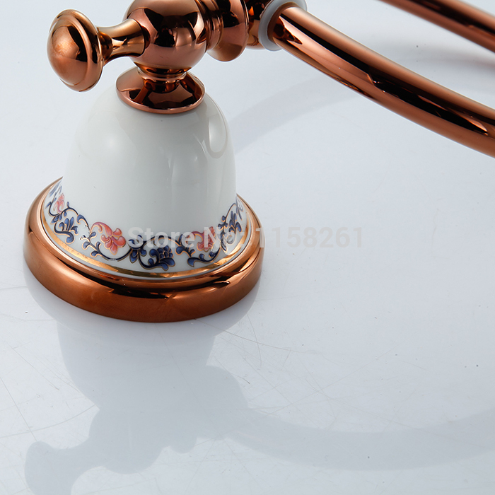 bathroom accessories simple elegant ceramic +brass towel ring bath towel holder bath towel rack xl-3316e