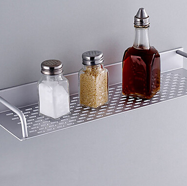 aluminum bathroom shelf space storage for kitchen