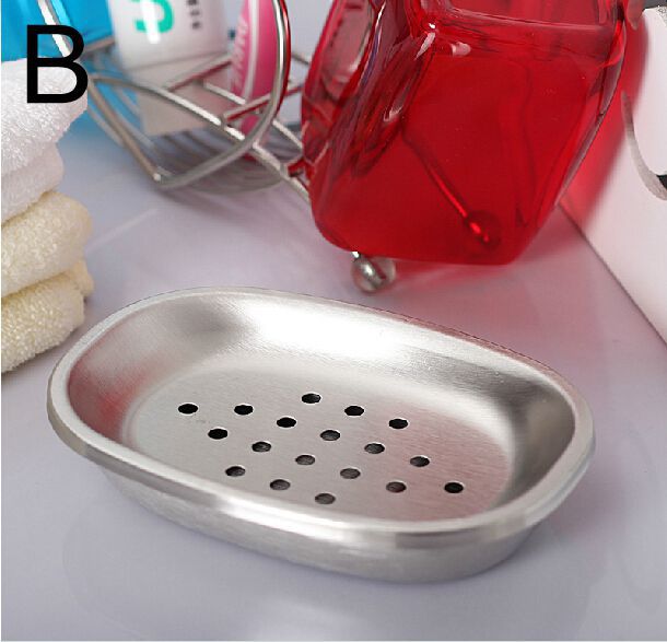 304 stainless steel soap dish for bathroom accessories deck soap box soap holder