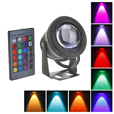 waterproof 10w rgb led underwater lights for piscina fountain,led swimming pool light with black shade