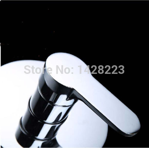 modern new designed wall mounted chrome brass bathroom faucet control valve single handle