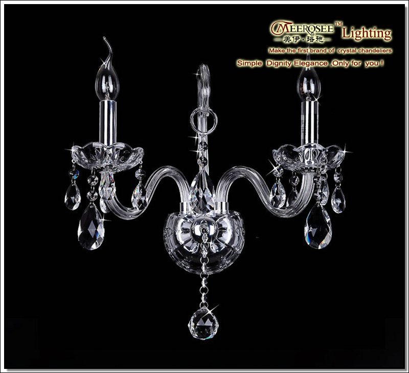 clear white wall mounted crystal sconces light wall bracket lamp glass
