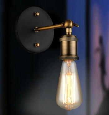 louis poulsen scone light e27 plated loft american retro vintage iron wall lamp 110v-220v antique lamp industrial