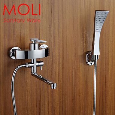 wall mount tub faucet bathtub mixer controlled faucet with hand shower bath mixer with swivel spout bathtub faucet