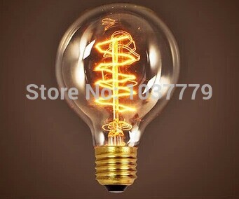 50pcs/lot 110-240v g95s 32ak d95mmxh138mm 1900s old aged vintage edison filament lamp