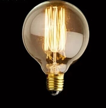 50pcs/lot g95 40w 95mm*138mm globle edison vintage filament bulbs 110-240v