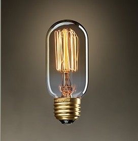 50pcs t45 bulbs edison 1900s vintage old aged filament bulbs e27 retro lightbulbs