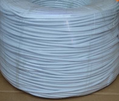 100meters 2*0.75mm2 white textile vintage cable fabric power cord uncut fabric wire cable